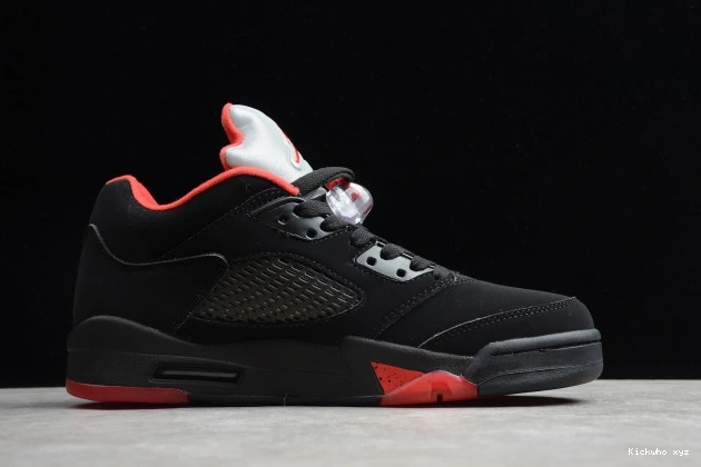 Jordan 5 90 Air red Retro Low mens  black Alternate 819171-001 0809